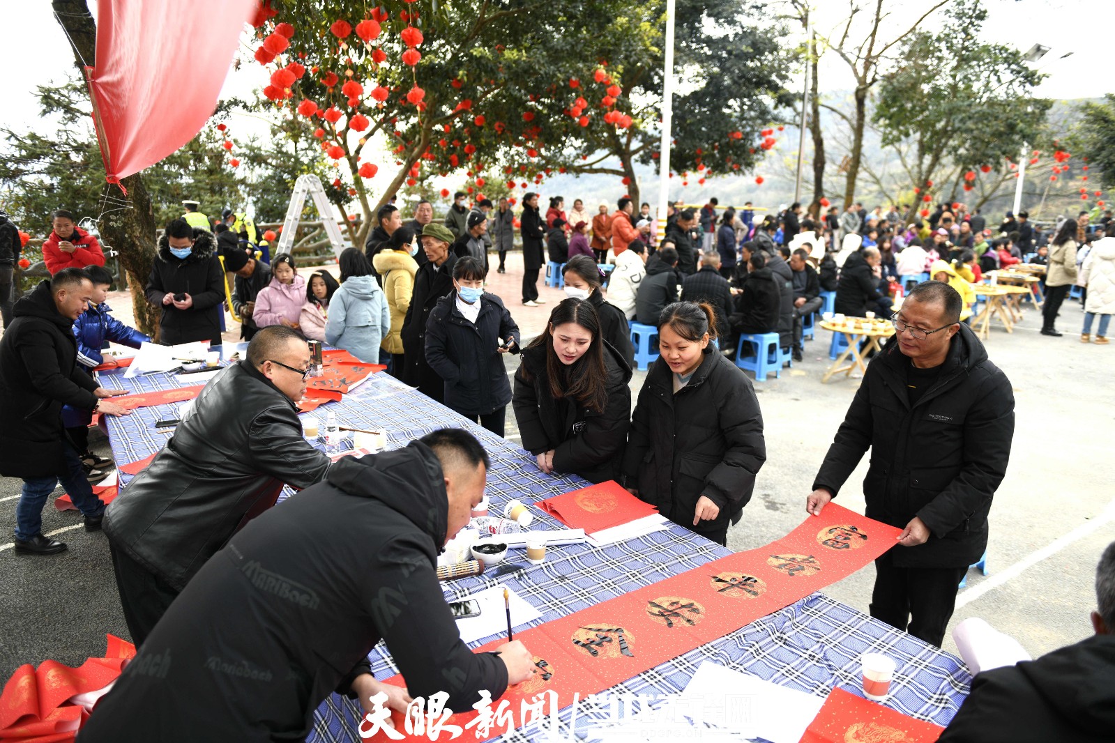 贵州安龙：新春送“福”到乡村